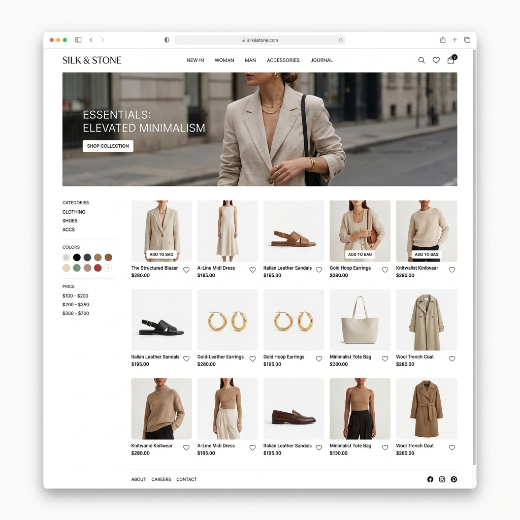 E-Commerce Fashion App UI